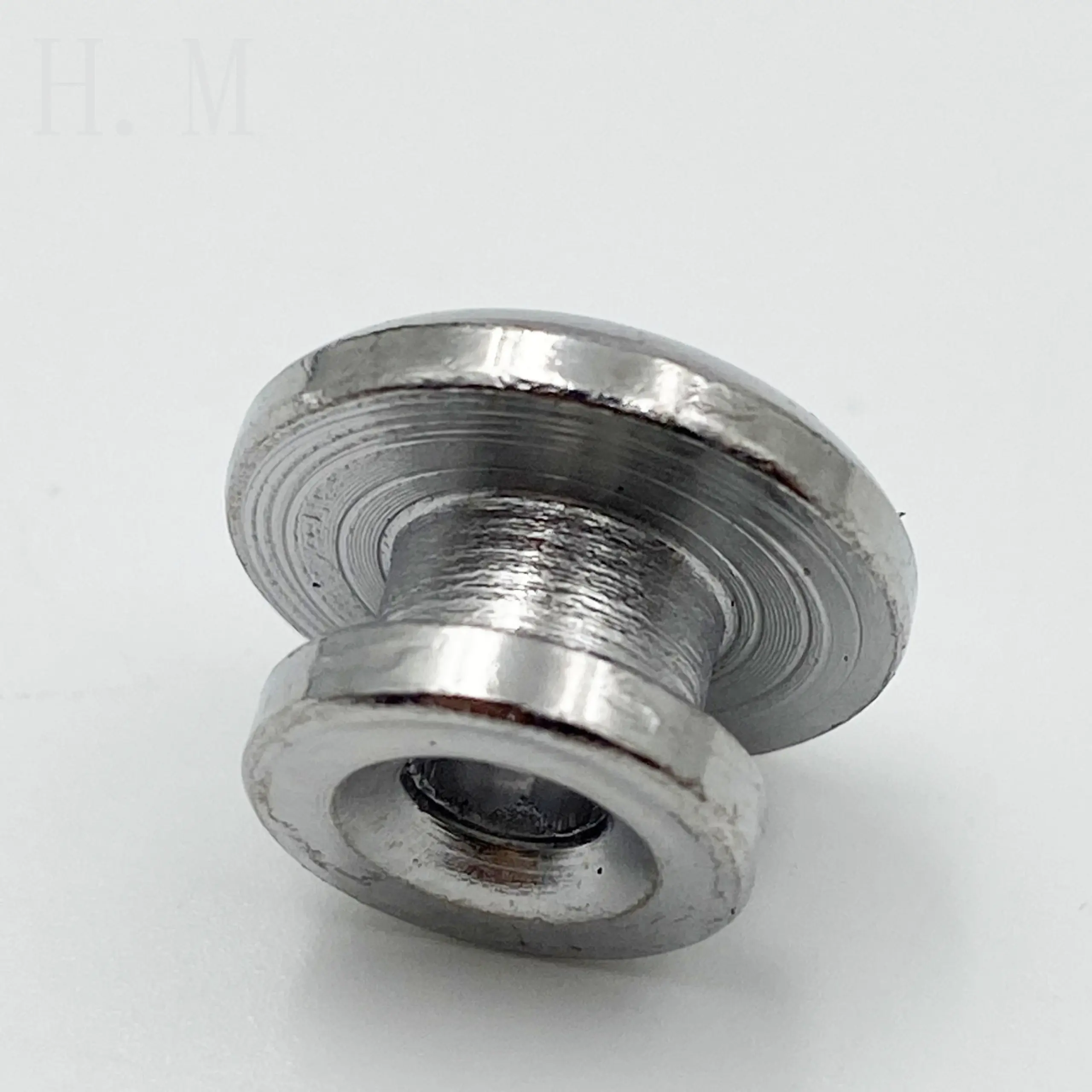 Metal Guitar Strap Buckle Set with Large Mushroom Head 5 Metal Guitar Strap Buckle Set with Large Mushroom Head - Image 5