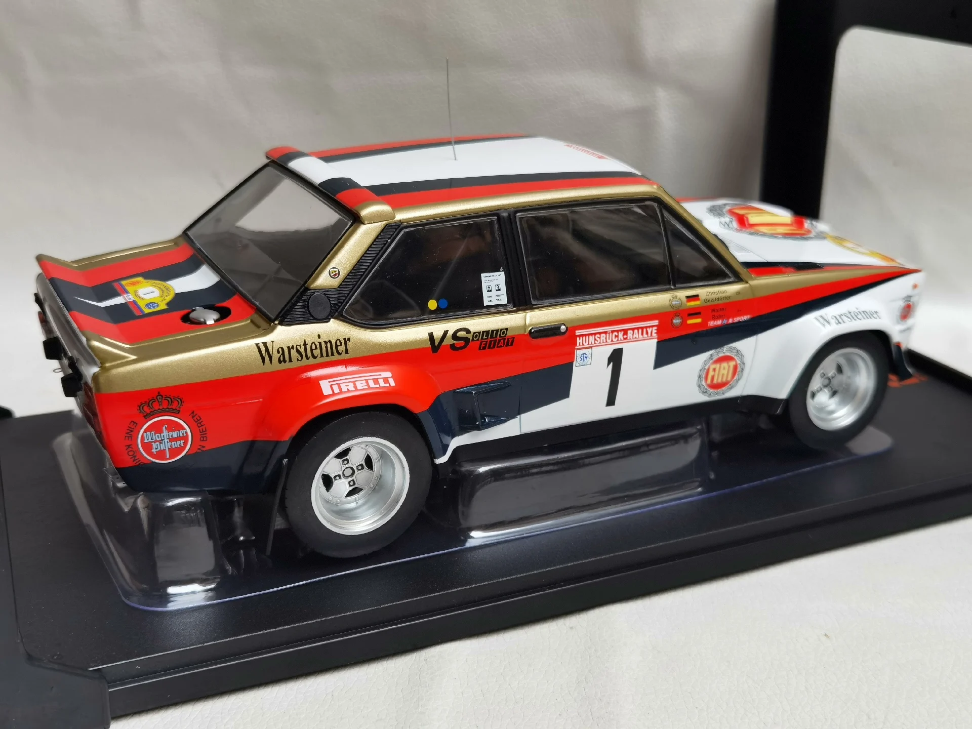 Fiat 131 1980 Rally Car Diecast Model 4 Fiat 131 1980 Rally Car Diecast Model - Image 4