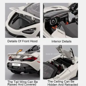 1:32 Scale McLaren 720S Senna Model Car 14 S84dfcdde67cb4b68a41a1bb8f20c8313n