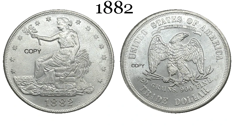 1877 US Trade Coin Replica for Collectors 10 1877 US Trade Coin Replica for Collectors - Image 10