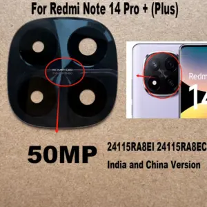 Replacement Camera Lens Glass for Xiaomi Redmi Note 14 Pro Plus 5 S851024839c604855a18e319a45bec575p