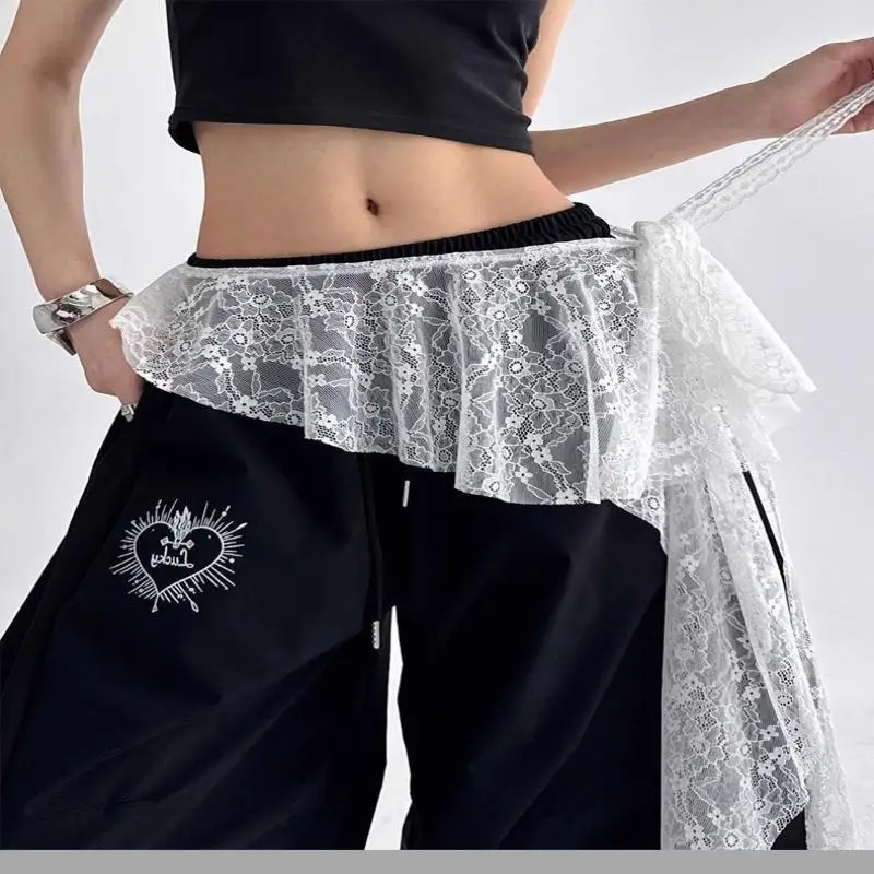 White Embroidered Lace Mini Skirt for Women 5 White Embroidered Lace Mini Skirt for Women - Image 5