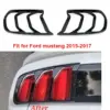 Mustang 2015-2016 Tail Light Frame Covers in Chrome or Black