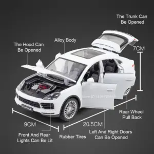 1:24 Scale Porsche Model Car with Lights 11 S855c2f58ec9c4f2e9d73e50ffc6e171eI