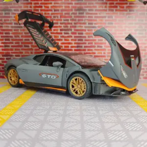 1:24 Lamborghini Huracan STO Diecast Model 12 S856a4130ad74477da024ee7c528cc14av