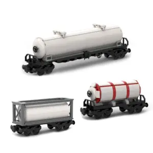 White Oil Tank Car Model Set for Railways 10 S8571095082a94cf0b8e618100894226bL