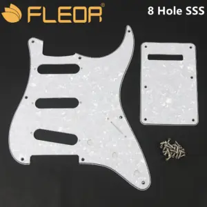White Pearl Pickguard for Stratocaster 7 S85776ea2d5854a1ebae26d2e2132dd80J