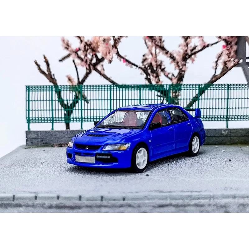 Vivid Blue 1/64 Mitsubishi Lancer EVO Model 3 Vivid Blue 1/64 Mitsubishi Lancer EVO Model - Image 3