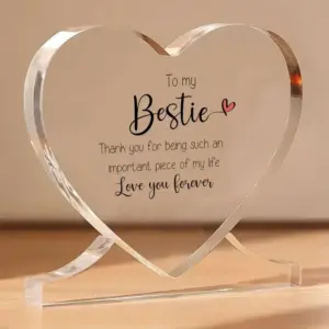 Heart-Shaped Acrylic Friendship Plaque 8 S857d3e2104a34675a7802e28b4d2f07f3