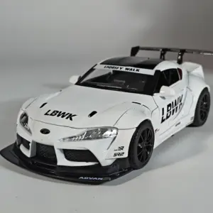 White 1:22 Toyota Supra Racing Model 11 S85952ec815fe4648981657e26dd95409F