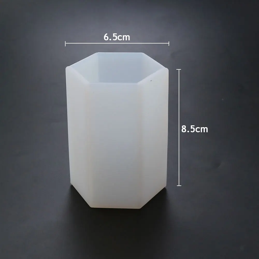 Silicone Candle Mold 6x10cm Hexagonal & Cylindrical 7 Silicone Candle Mold 6x10cm Hexagonal & Cylindrical - Image 7