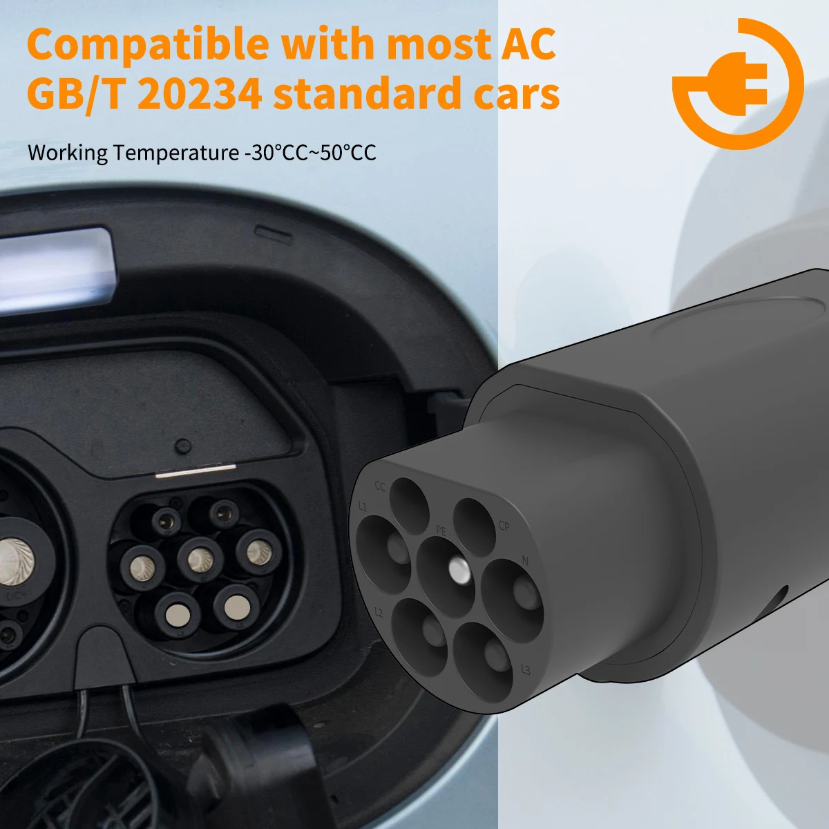 WUFEN Type2 to GBT EV Charger Adapter 3 WUFEN Type2 to GBT EV Charger Adapter - Image 3