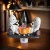 Halloween Ghost Night Light with Flickering Flame