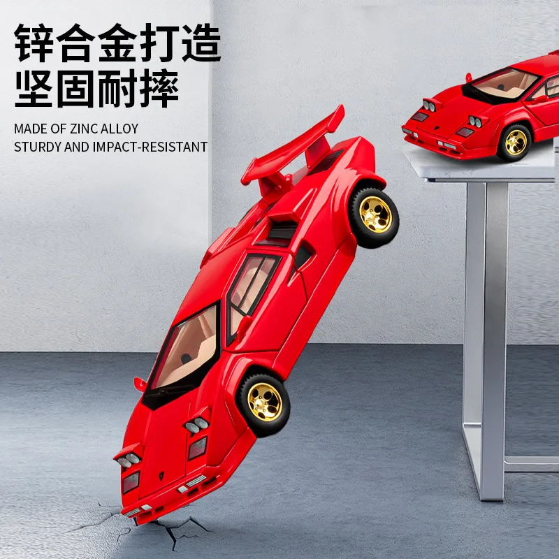 Vibrant Yellow Lamborghini LP500S Miniature Model 3 Vibrant Yellow Lamborghini LP500S Miniature Model - Image 3