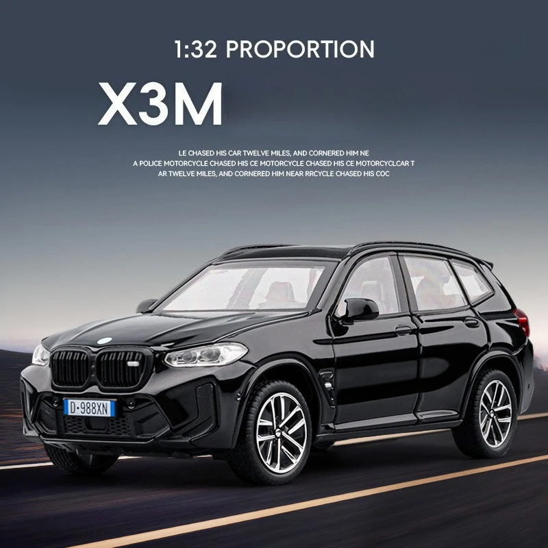 BMW X3M IM SUV Model 1:32 Scale Diecast 1 BMW X3M IM SUV Model 1:32 Scale Diecast