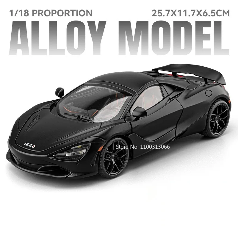 Yellow McLaren 720S 1:18 Scale Model 8 Yellow McLaren 720S 1:18 Scale Model - Image 8