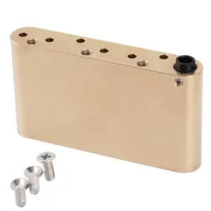 Solid Brass Tremolo Bridge for Wilkinson Strat 8 S85fac9aba2ba479f8ca1dab732f74677N