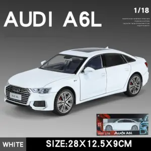 Audi A6L 1:18 Scale Diecast Model in Black 16 S8601e292bd2e4c18842f21069a43824bg