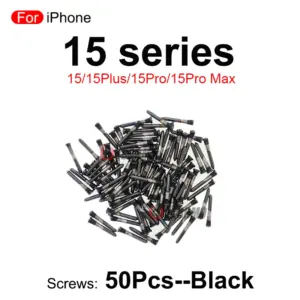 Set of 50 Black Screws for iPhone 15 Series 15 S86075fe327424b769a2e47d6bd3f87448