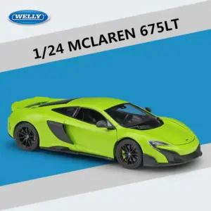 Vibrant Green McLaren 675LT Diecast Model 1:24 Scale 18 S863948b788f44ca6b3be16c9cbd5a723q