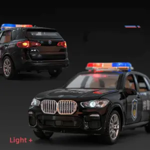 1:32 BMW X5 Police Diecast Model 12 S868117b1afde4e48b579b936849460f8A