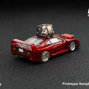Limited Edition Transparent Red Ferrari F40 Diecast Model 5 S86964dd1aab042908b03ebcbc14b5257G