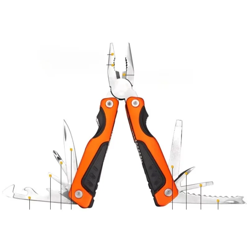 Vibrant Orange Multi-Tool with Foldable Functions 4 Vibrant Orange Multi-Tool with Foldable Functions - Image 4