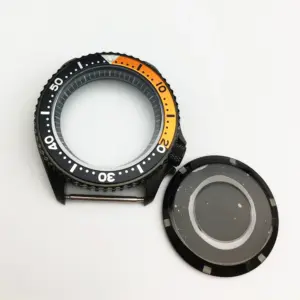 41mm Vintage Black Dive Watch Case for Seiko Models 17 S86a768f1732e407793d5c289f4f45175R