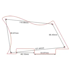 Black Pickguard for Yamaha Revstar RSS20 4 S86b1e80fc1de47ce9e8da1661f428ffa1