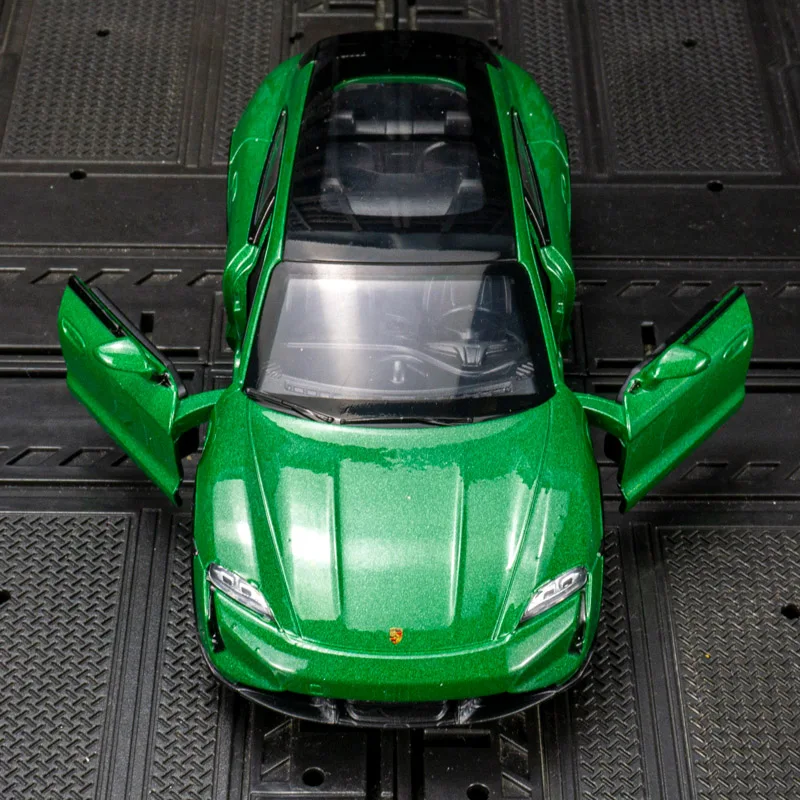 Blue Porsche Taycan Turbo S Cross Turismo Model 6 Blue Porsche Taycan Turbo S Cross Turismo Model - Image 6