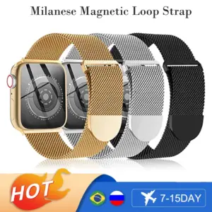 Stainless Steel Milanese Loop Band for Apple Watch