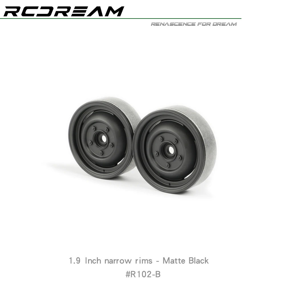 Vintage 1.9-Inch Narrow RC Wheels 2 Vintage 1.9-Inch Narrow RC Wheels - Image 2
