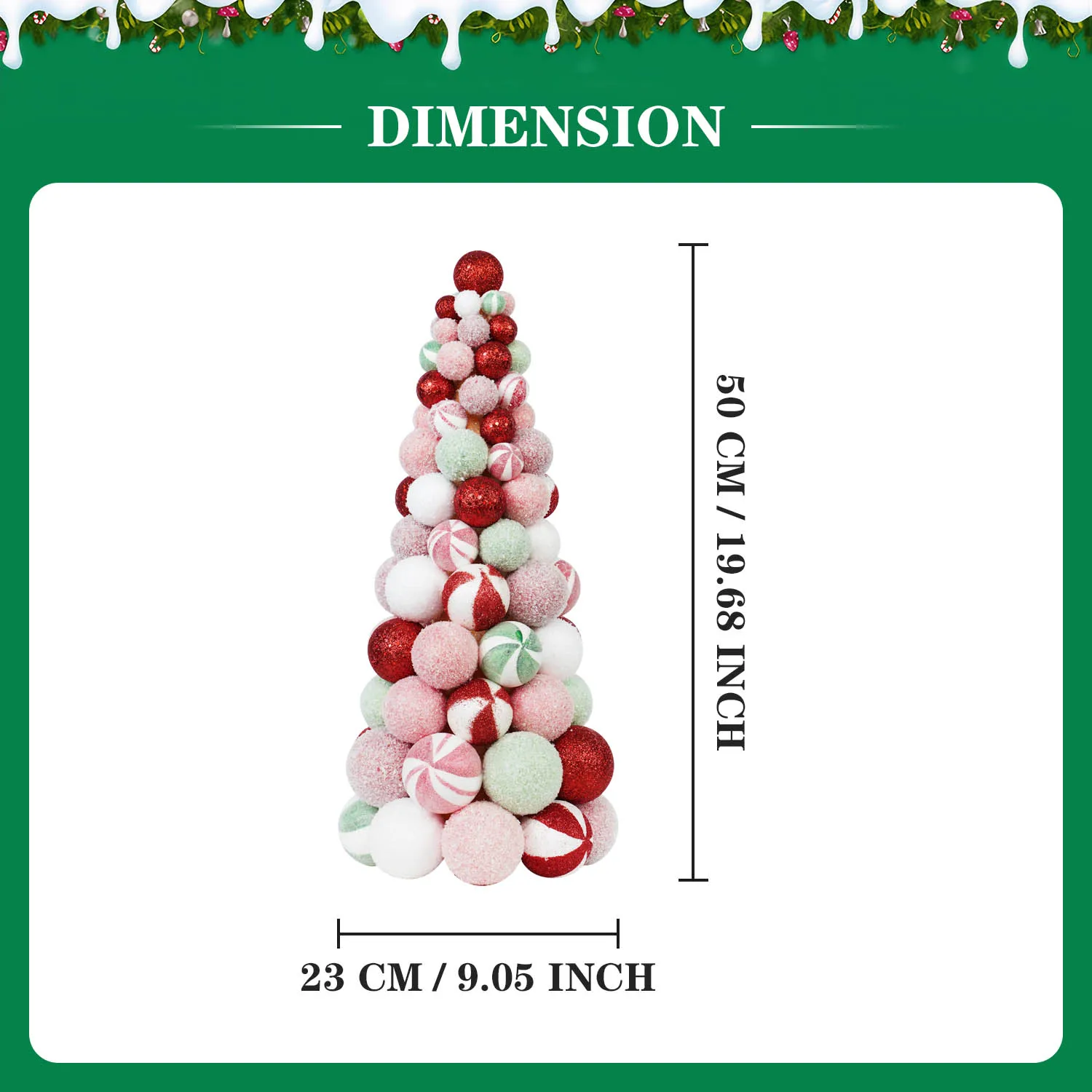 Festive 50cm Creative Christmas Tree Ornament 4 Festive 50cm Creative Christmas Tree Ornament - Image 4