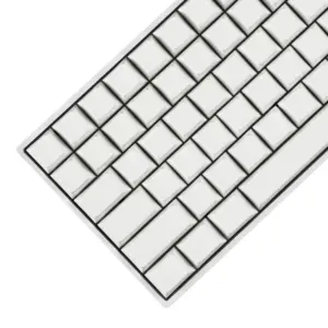 White Cherry Profile PBT Keycaps Set for Mechanical Keyboards