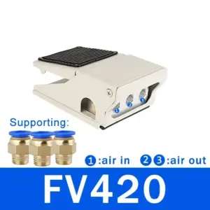 Durable Pneumatic Foot Pedal Switch FV420 18 S86ff9eb4b9474118a917bae30b40dc259