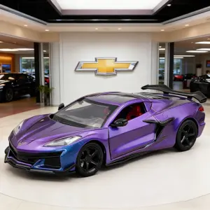 Purple Chevrolet Corvette Z06 Model 1:24 Scale 11 S87152208148c4c23891c1b7e6b900b9fJ