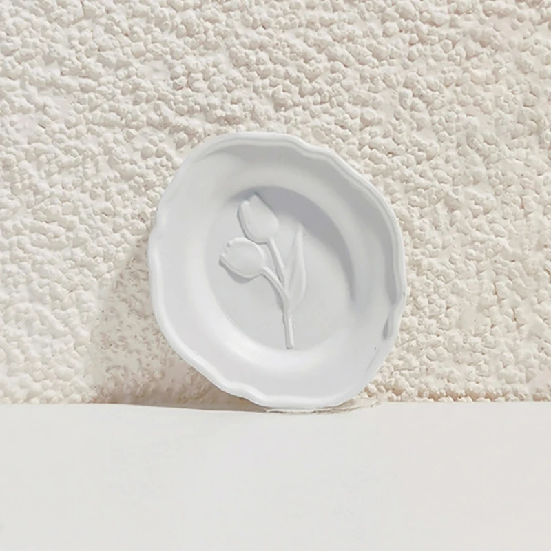 Miniature Dollhouse Food Plate Set with Floral Design 9 Miniature Dollhouse Food Plate Set with Floral Design - Image 9