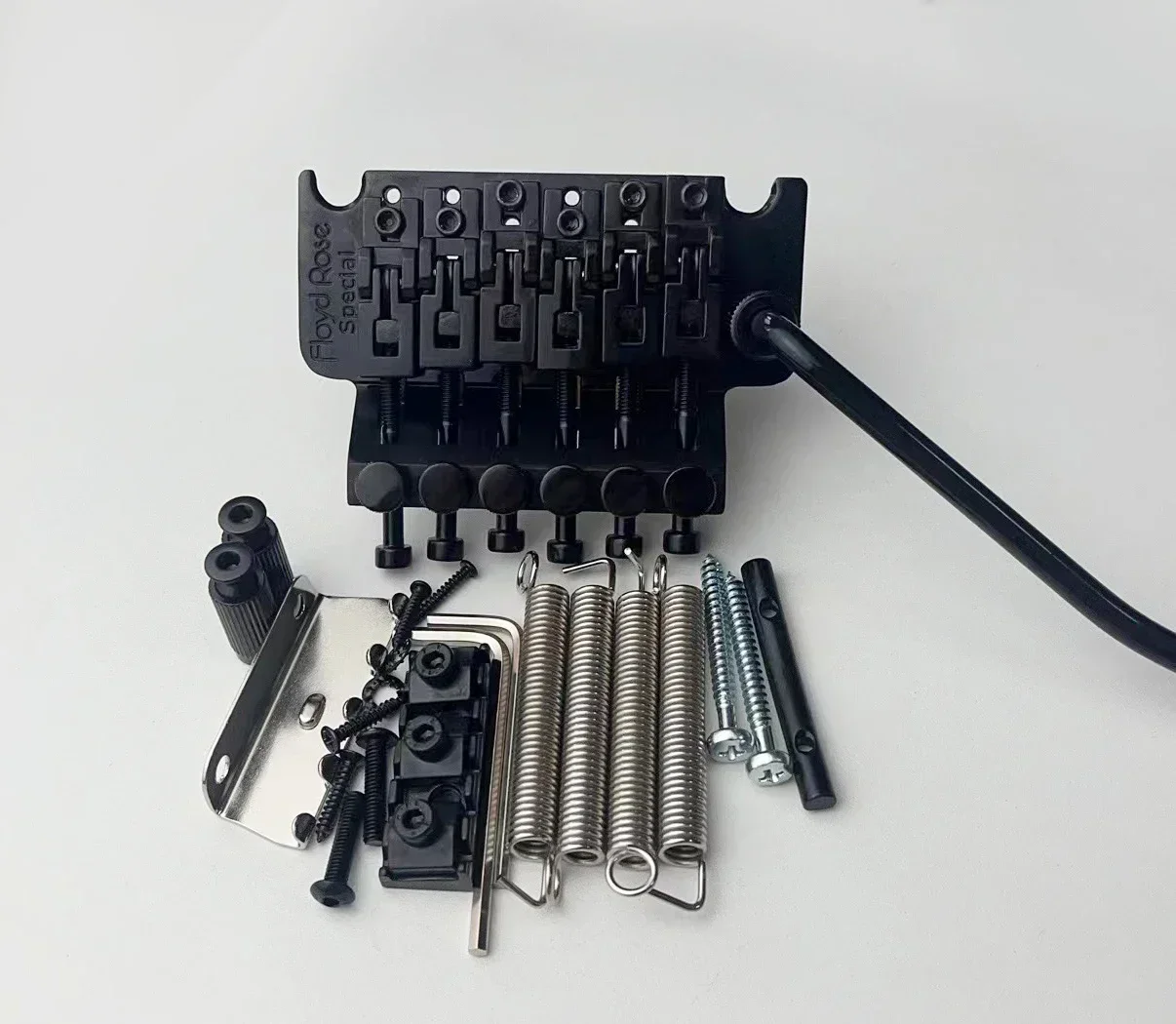 Black Floyd Rose Tremolo Bridge System 6 Black Floyd Rose Tremolo Bridge System - Image 6