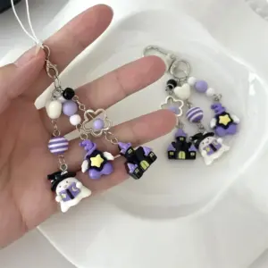 Halloween Ghost Keychain with Beads 13 S8778721112c04e7fb7a1822aef6e3cdf9