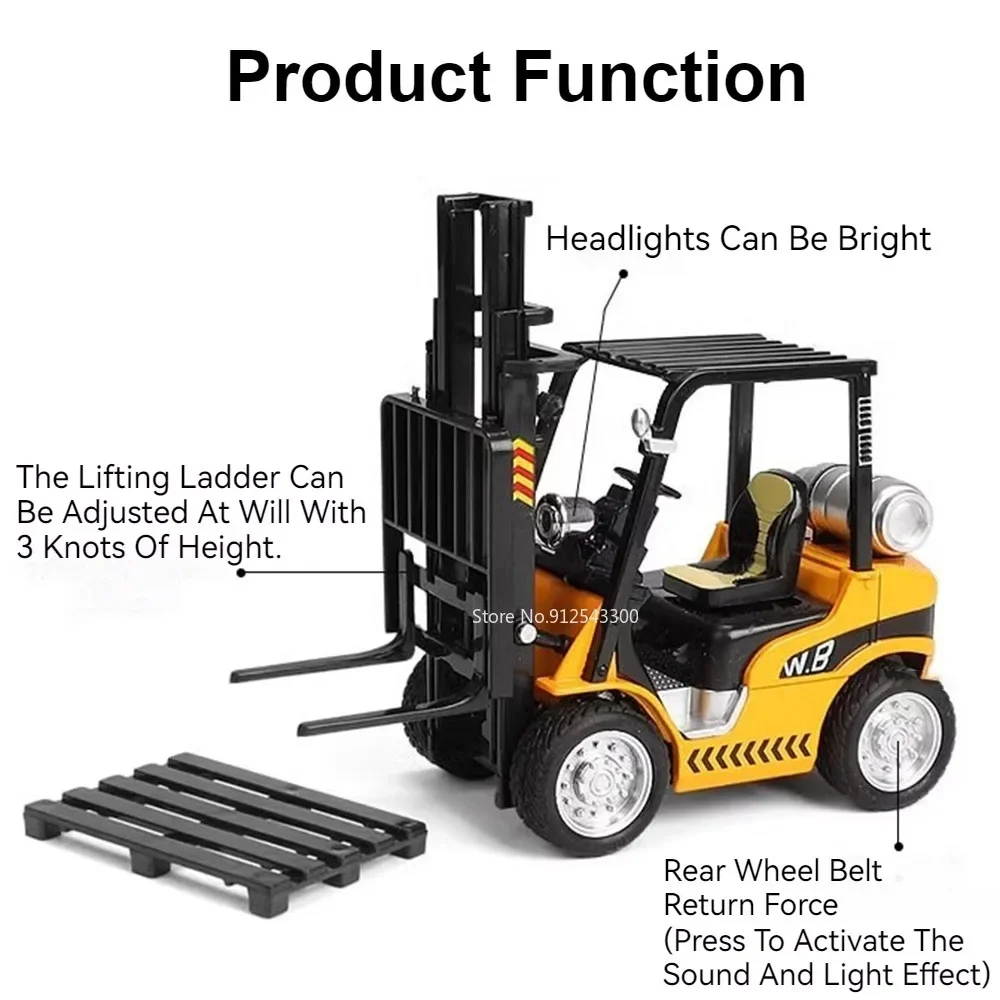 1:24 Scale Crane Forklift Model for Collectors 2 1:24 Scale Crane Forklift Model for Collectors - Image 2