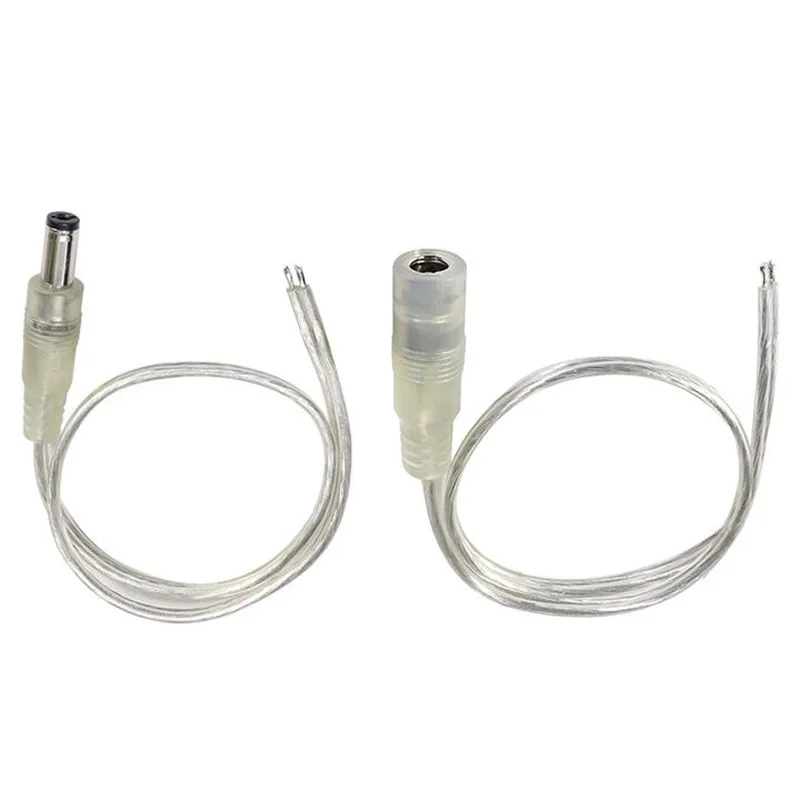 Transparent DC Power Extension Cable 0.2m-1m 3 Transparent DC Power Extension Cable 0.2m-1m - Image 3