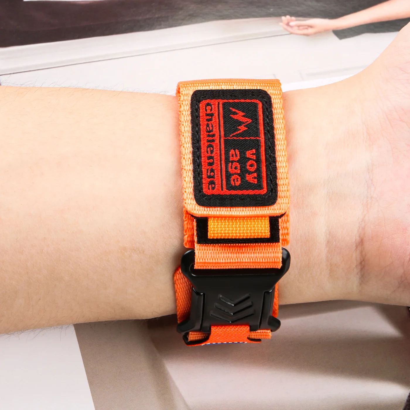 Vibrant Nylon Watch Strap for Apple Watch Models 5 Vibrant Nylon Watch Strap for Apple Watch Models - Image 5