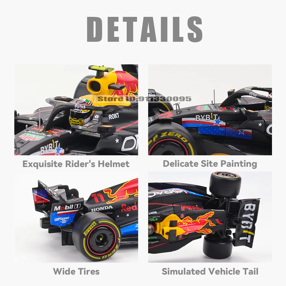 Red Bull RB19 1:24 Scale Die-Cast Model Car 5 Red Bull RB19 1:24 Scale Die-Cast Model Car - Image 5