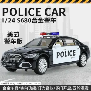 1:24 Scale Mercedes-Benz Maybach S680 Police Car Model 17 S8813be687725480a9f05d5c6714e7b19o