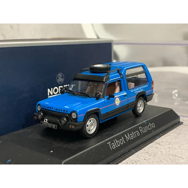 Vibrant Blue Talbot 1982 Diecast Model 1:43 Scale 3 Vibrant Blue Talbot 1982 Diecast Model 1:43 Scale - Image 3