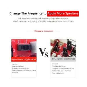 Red 200W Subwoofer Frequency Divider for Speakers 10 S8833c592d900426697e5aaf7f77147edv