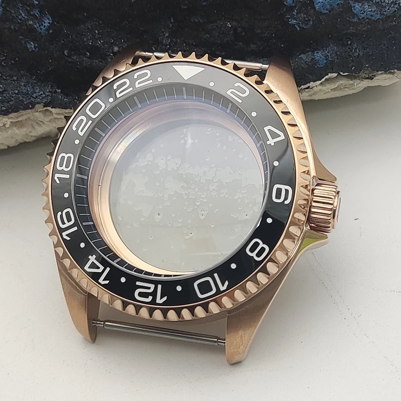 Gold-Tone SKX007 Diver Watch Case 42mm 9 Gold-Tone SKX007 Diver Watch Case 42mm - Image 9