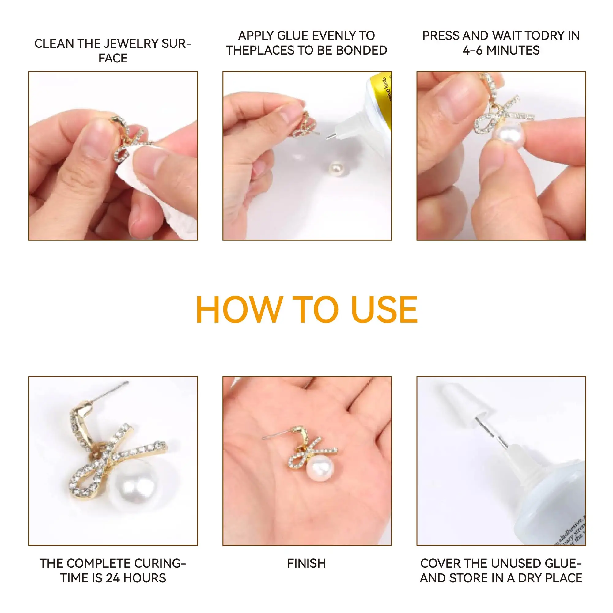 SUXUN T8000 Clear Contact Adhesive 3 Sizes 5 SUXUN T8000 Clear Contact Adhesive 3 Sizes - Image 5