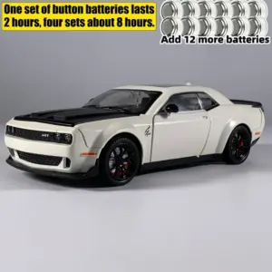White Dodge Challenger Hellcat Red Eye Model 17 S887aacbf57e6499f9b2f0da36a49d765n