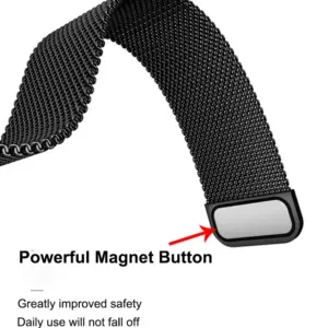 Stainless Steel Milanese Loop Strap for Xiaomi Mi Bands 11 S8882049f474643deb41ae31771ea632dG